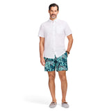 DOCKSIDE CHAMBRAY S/S SHIRT - BRIGHT WHITE