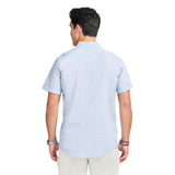 DOCKSIDE CHAMBRAY S/S SHIRT - BLUE REVIVAL