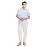 DOCKSIDE CHAMBRAY S/S SHIRT - BLUE REVIVAL