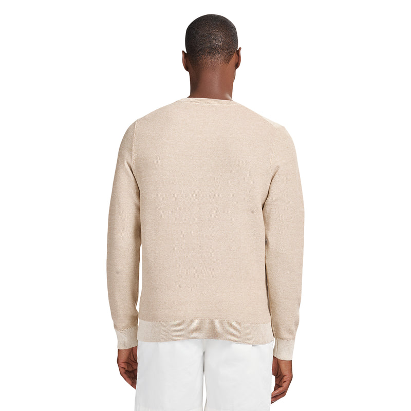 Honeycomb Crew Neck Sweater - Rock Hthr – IZOD