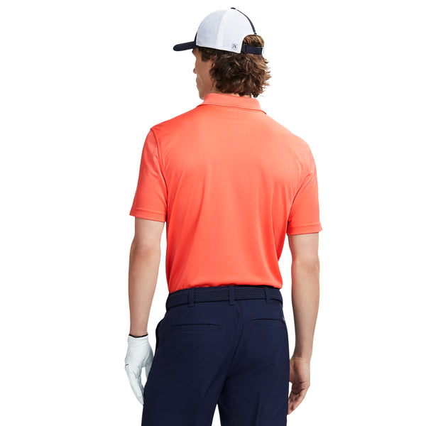 PERFORMANCE GOLF GRID POLO - DEEP SEA CORAL