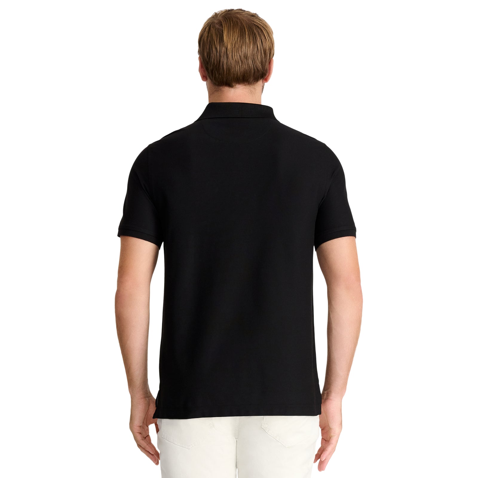 ADVANTAGE PERFORMANCE SHORT SLEEVE POLO SHIRT BLACK IZOD