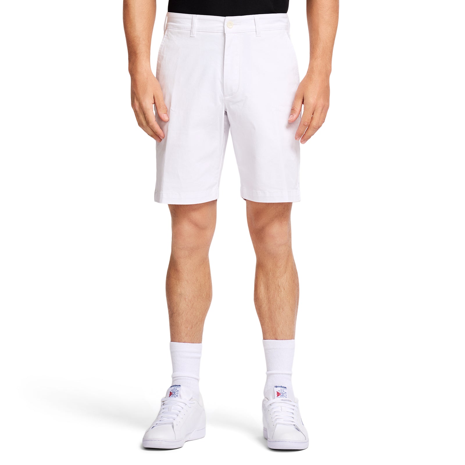 Izod Saltwater Cotton Blnd Flat Front Casual Shorts W/Stretch SR $55-60 NEW Clot