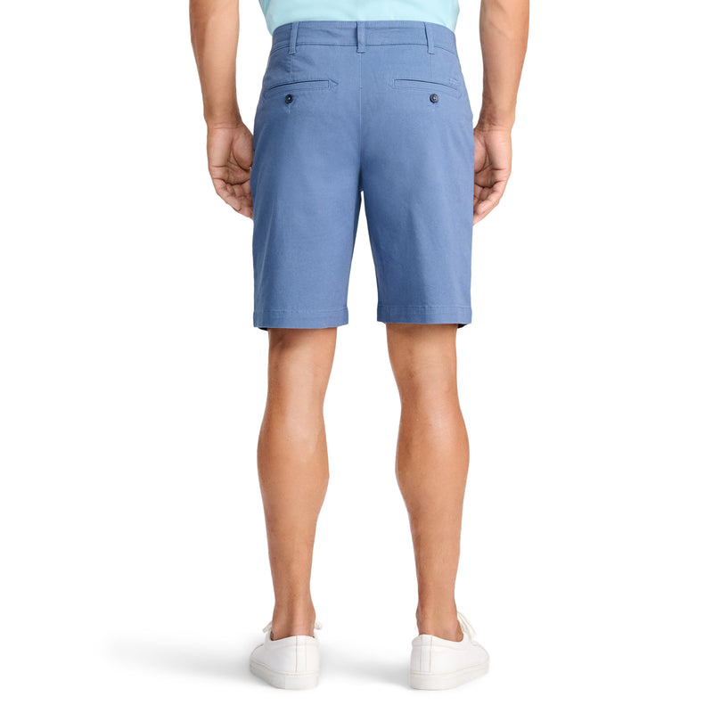 SALTWATER 9.5" FLAT FRONT CHINO SHORT - BIJOU BLUE