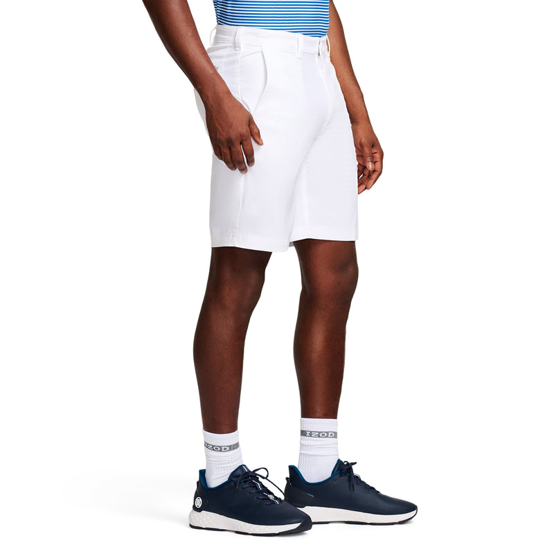 SWINGFLEX FLAT-FRONT STRAIGHT FIT SHORT - BRIGHT WHITE