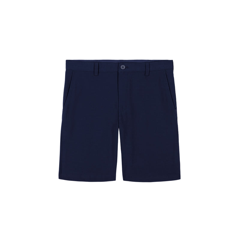 SWINGFLEX FLAT-FRONT STRAIGHT FIT SHORT - NAVY BLAZER