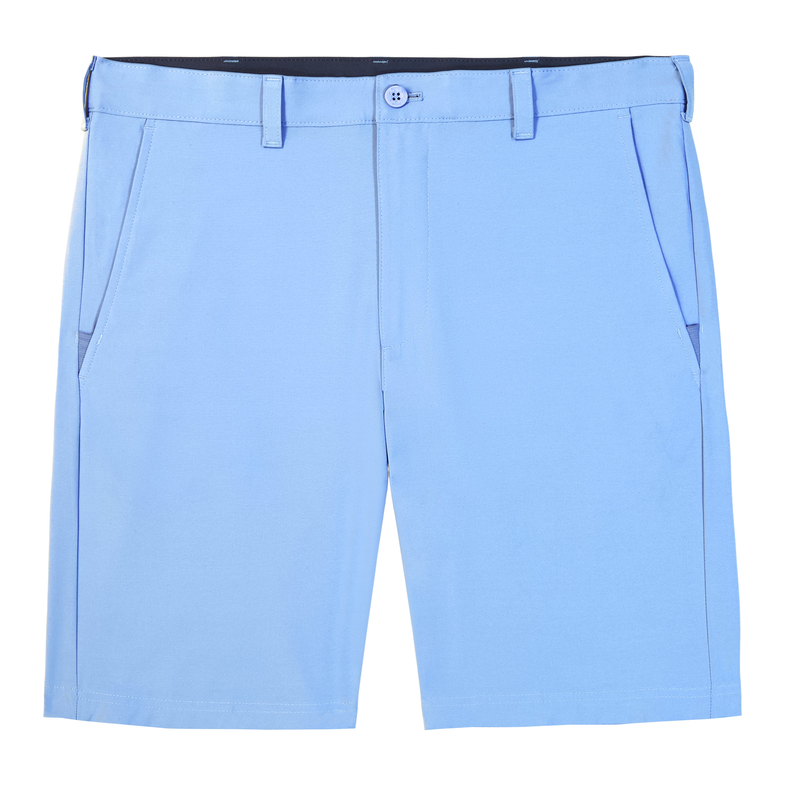 Swingflex flat front straight fit short cornflower blue izod