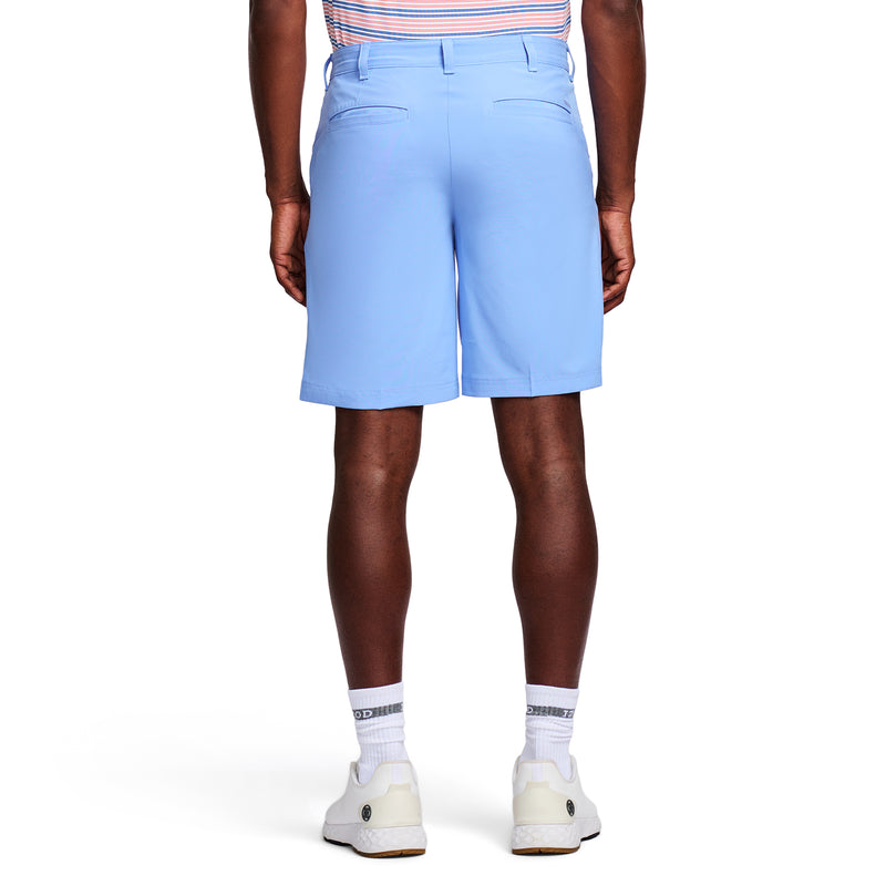 SWINGFLEX FLAT FRONT STRAIGHT FIT SHORT - CORNFLOWER BLUE