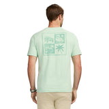 SALTWATER SHORT SLEEVE GRAPHIC TEE - BIRDS EGG GREEN