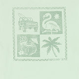 SALTWATER SHORT SLEEVE GRAPHIC TEE - BIRDS EGG GREEN