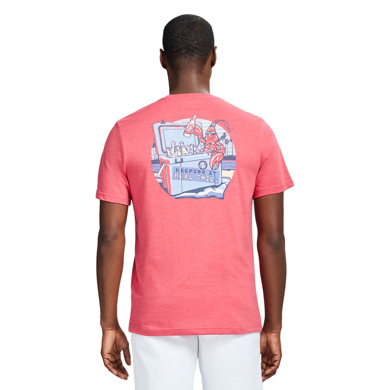 SALTWATER SHORT SLEEVE GRAPHIC TEE - HOLLY BERRY