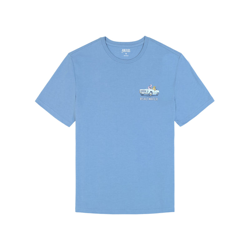 SALTWATER SHORT SLEEVE GRAPHIC TEE - RIVIERA