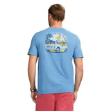 SALTWATER SHORT SLEEVE GRAPHIC TEE - RIVIERA