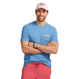 SALTWATER SHORT SLEEVE GRAPHIC TEE - RIVIERA