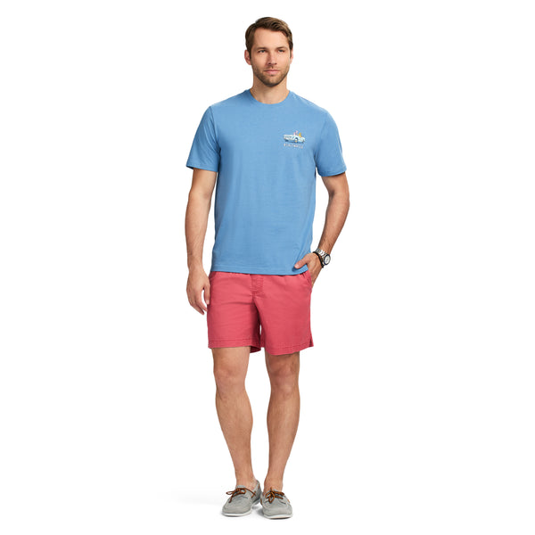 SALTWATER SHORT SLEEVE GRAPHIC TEE - RIVIERA
