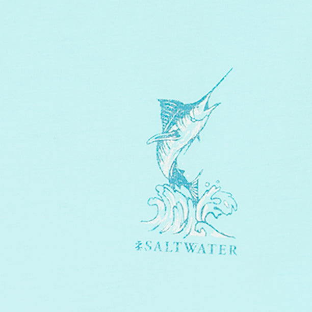 SALTWATER SHORT SLEEVE GRAPHIC TEE - LIMPET SHELL