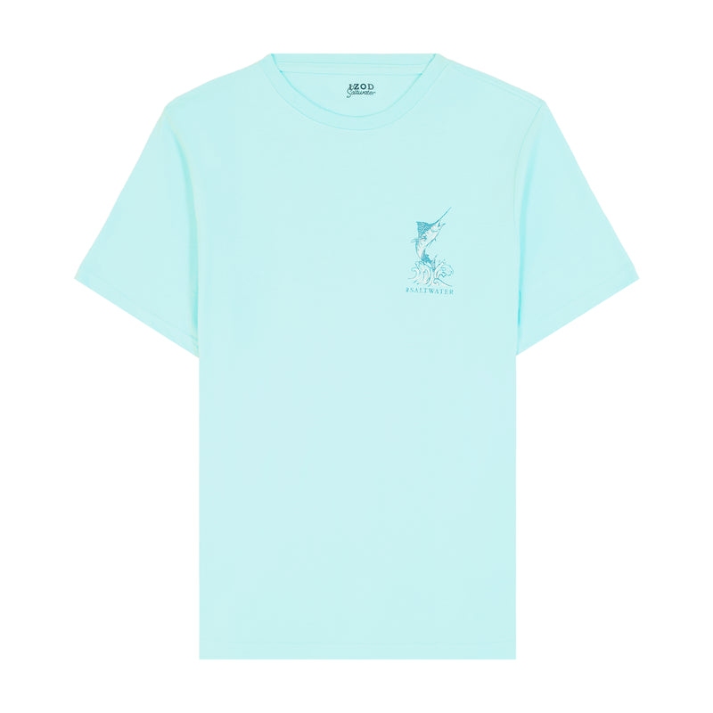 SALTWATER SHORT SLEEVE GRAPHIC TEE - LIMPET SHELL