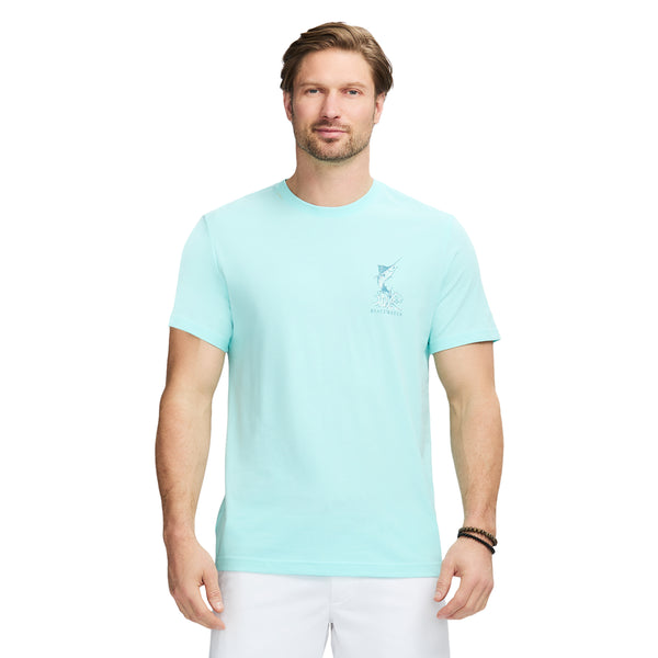 SALTWATER SHORT SLEEVE GRAPHIC TEE - LIMPET SHELL