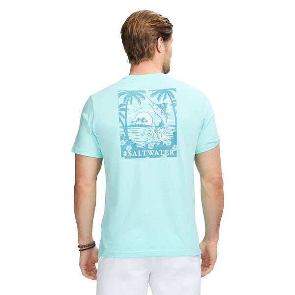 SALTWATER SHORT SLEEVE GRAPHIC TEE - LIMPET SHELL