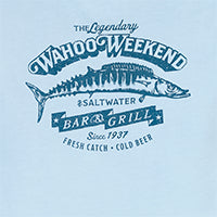 SALTWATER SHORT SLEEVE GRAPHIC TEE - PLACID BLUE