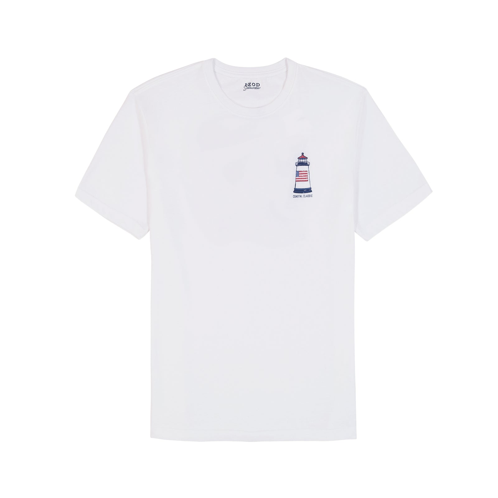 Saltwater Short Sleeve Graphic Tee - Bright White – IZOD