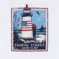 SALTWATER SHORT SLEEVE GRAPHIC TEE - BRIGHT WHITE