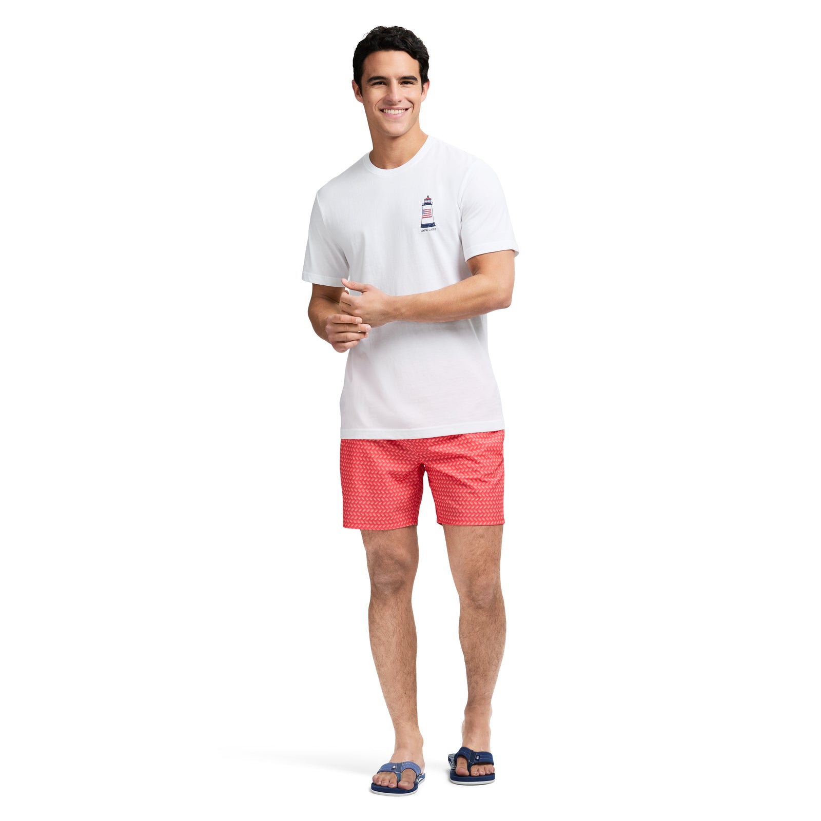 Saltwater Short Sleeve Graphic Tee - Bright White – IZOD