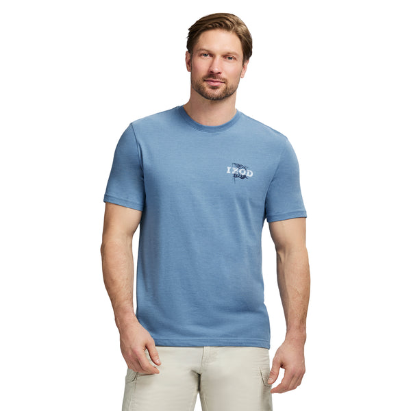 SALTWATER SHORT SLEEVE GRAPHIC TEE - RIVIERA