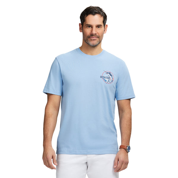 Saltwater Short Sleeve Graphic Tee - Placid Blue – IZOD