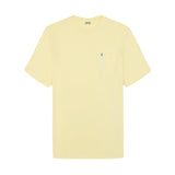 SALTWATER SOFT WASH POCKET TEE - LEMON MERINGUE