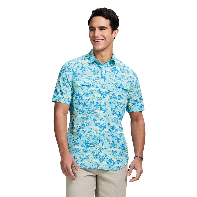 SUNSHIELD PERFORMANCE PRINTED SHIRT - ATOMIZER