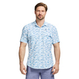 SUNSHIELD PERFORMANCE SHORT SLEEVE PRINTED SHIRT - RIVIERA