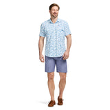 SUNSHIELD PERFORMANCE SHORT SLEEVE PRINTED SHIRT - RIVIERA