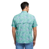 SUNSHIELD PERFORMANCE SHORT SLEEVE PRINTED SHIRT - WASABI