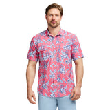 SUNSHIELD PERFORMANCE SHORT SLEEVE PRINTED SHIRT - DESERT ROSE