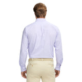 PERFORMANCE COMFORT LONG SLEEVE PLAID BUTTON DOWN SHIRT - VIOLA