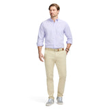 PERFORMANCE COMFORT LONG SLEEVE PLAID BUTTON DOWN SHIRT - VIOLA