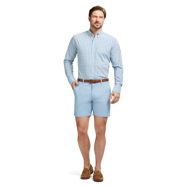 PERFORMANCE COMFORT LONG SLEEVE PLAID BUTTON DOWN SHIRT - ATOMIZER