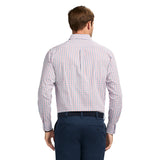 PERFORMANCE COMFORT LONG SLEEVE PLAID BUTTON DOWN SHIRT - HOLLY BERRY