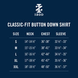 PERFORMANCE COMFORT LONG SLEEVE PLAID BUTTON DOWN SHIRT - CRYSTAL BLUE