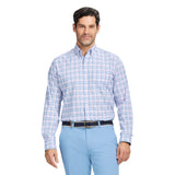 PERFORMANCE COMFORT LONG SLEEVE PLAID BUTTON DOWN SHIRT - FAIRY TALE