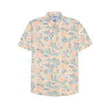 DOCKSIDE SHORT SLEEVE CHAMBRAY PRINTS - ALMOND CREAM