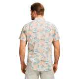 DOCKSIDE SHORT SLEEVE CHAMBRAY PRINTS - ALMOND CREAM