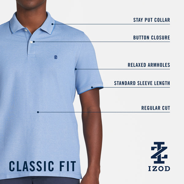 ADVANTAGE PERFORMANCE SHORT SLEEVE POLO - CANTALOUPE