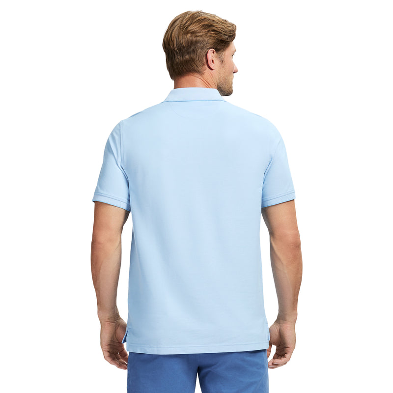 ADVANTAGE PERFORMANCE SHORT SLEEVE POLO - PLACID BLUE