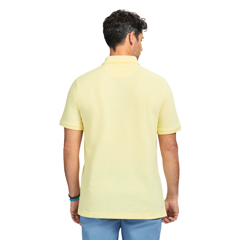 ADVANTAGE PERFORMANCE SHORT SLEEVE POLO - LEMON MERINGUE