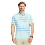 ADVANTAGE PERFORMANCE SHORT SLEEVE STRIPED POLO - LIMPET SHELL