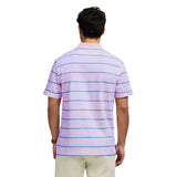 ADVANTAGE PERFORMANCE SHORT SLEEVE STRIPED POLO - VIOLA