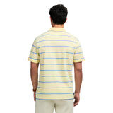 ADVANTAGE PERFORMANCE SHORT SLEEVE STRIPED POLO - LEMON MERINGUE