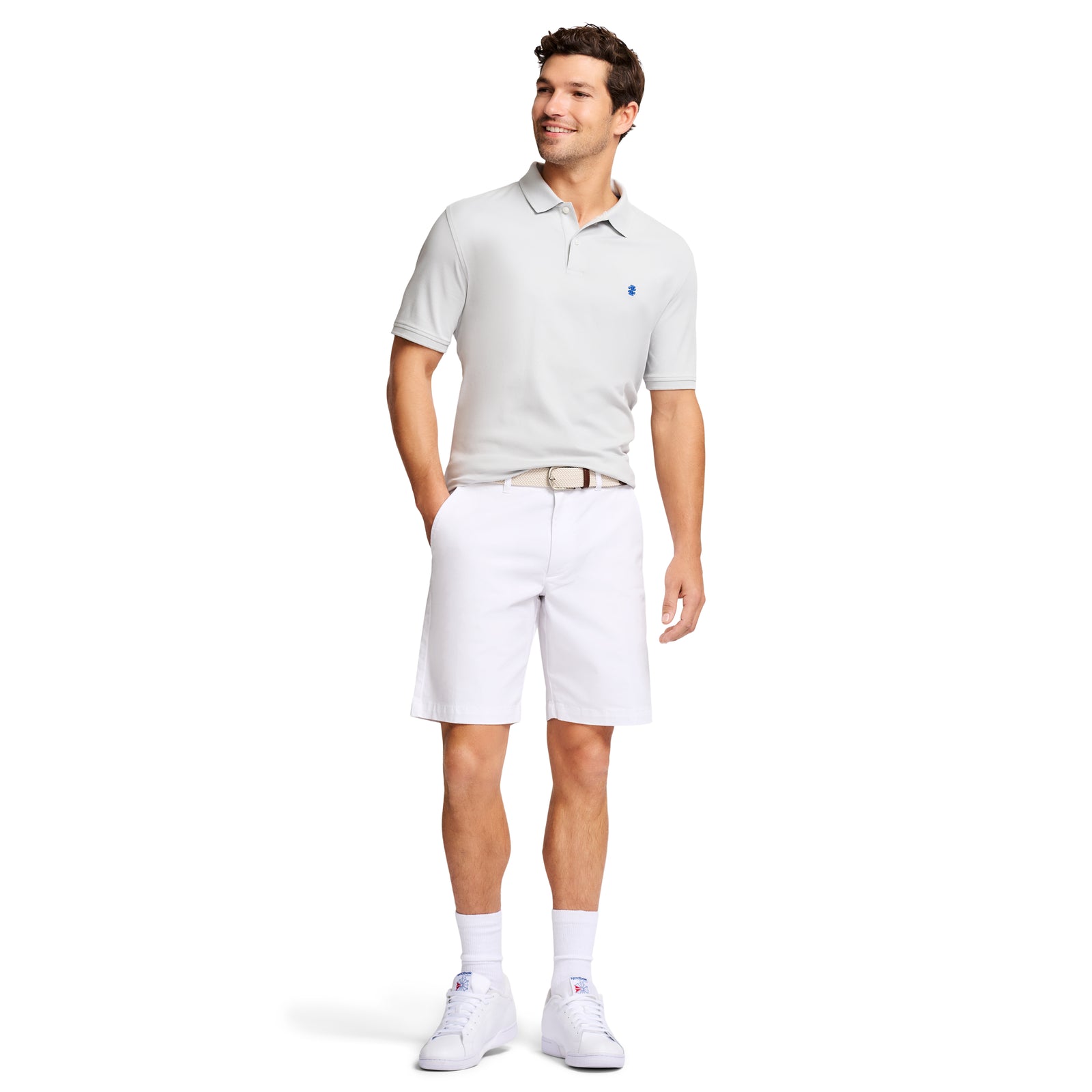 INTERLOCK POLO - HARBOR MIST – IZOD